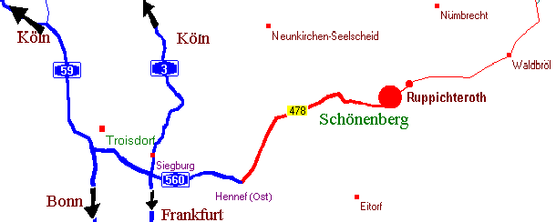 Karte Wegbeschreibung Karte Wegbeschreibung